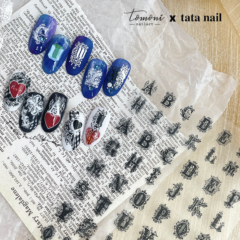 TOMONI Thin&Toughness Decorative Letters #ta091