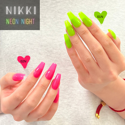 NIKKI Neon Night Series Gel Polish in Bottle 18ml