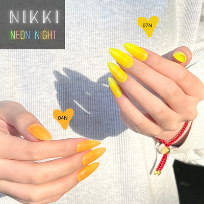 NIKKI Neon Night Series Gel Polish in Bottle 18ml