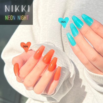 NIKKI Neon Night Series Gel Polish in Bottle 18ml