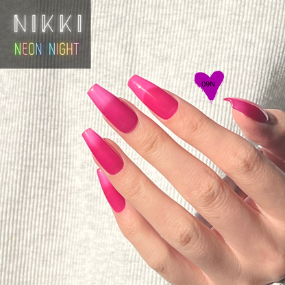 NIKKI Neon Night Series Gel Polish in Bottle 18ml