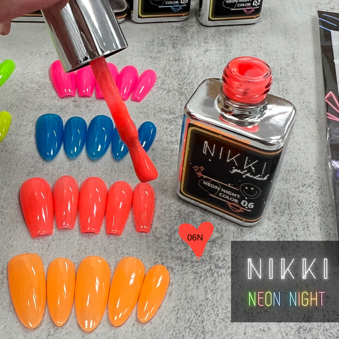 NIKKI Neon Night Series Gel Polish in Bottle 18ml