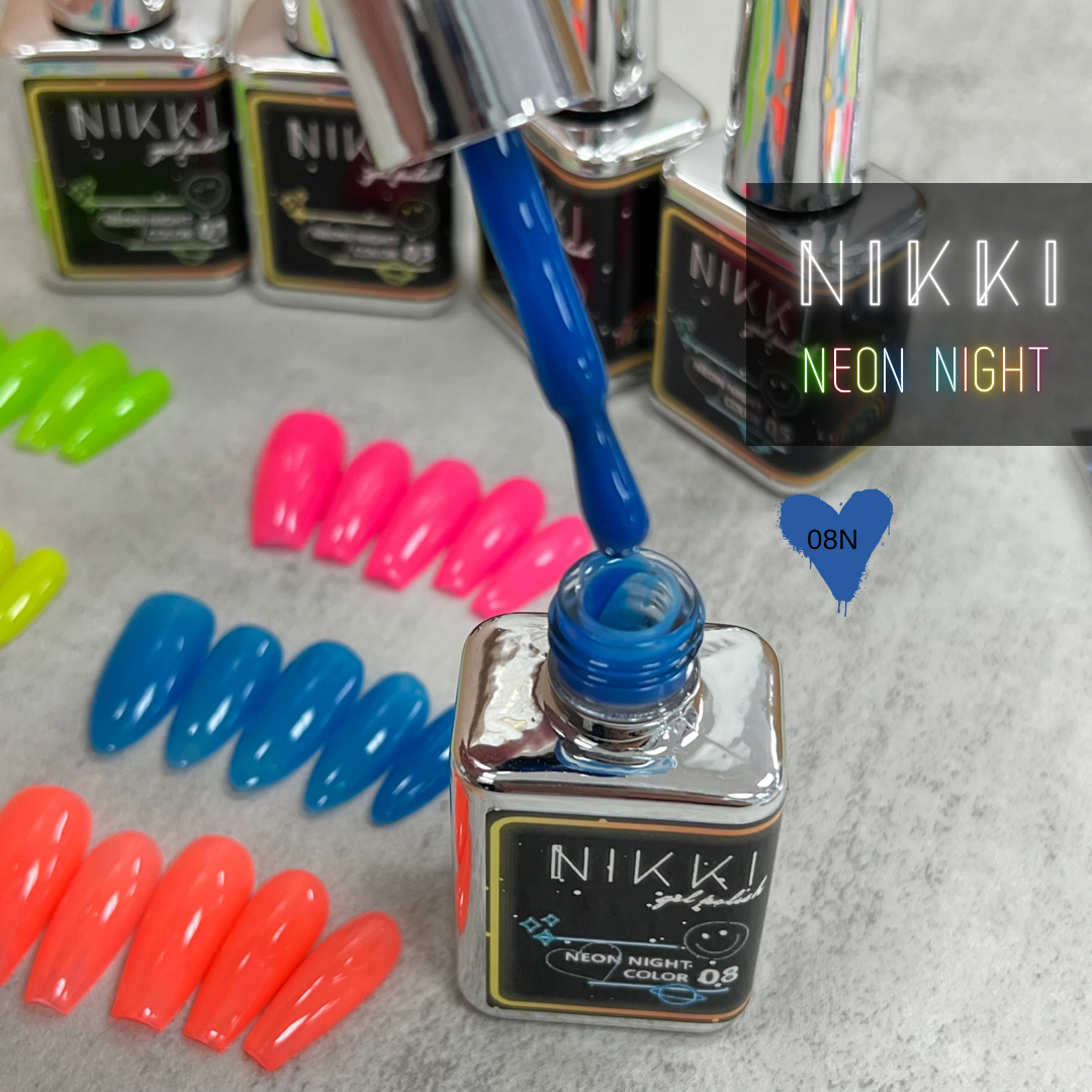 NIKKI Neon Night Series Gel Polish in Bottle 18ml
