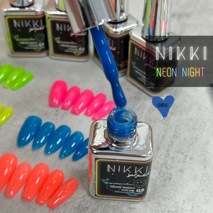 NIKKI Neon Night Series Gel Polish in Bottle 18ml