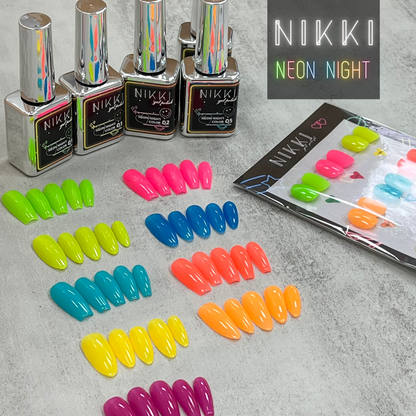 NIKKI Neon Night Series Gel Polish in Bottle 18ml