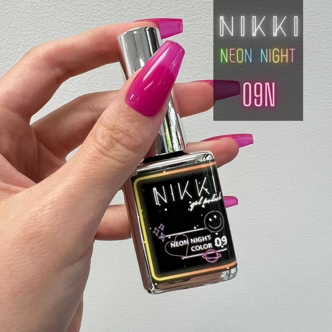 NIKKI Neon Night Series Gel Polish in Bottle 18ml