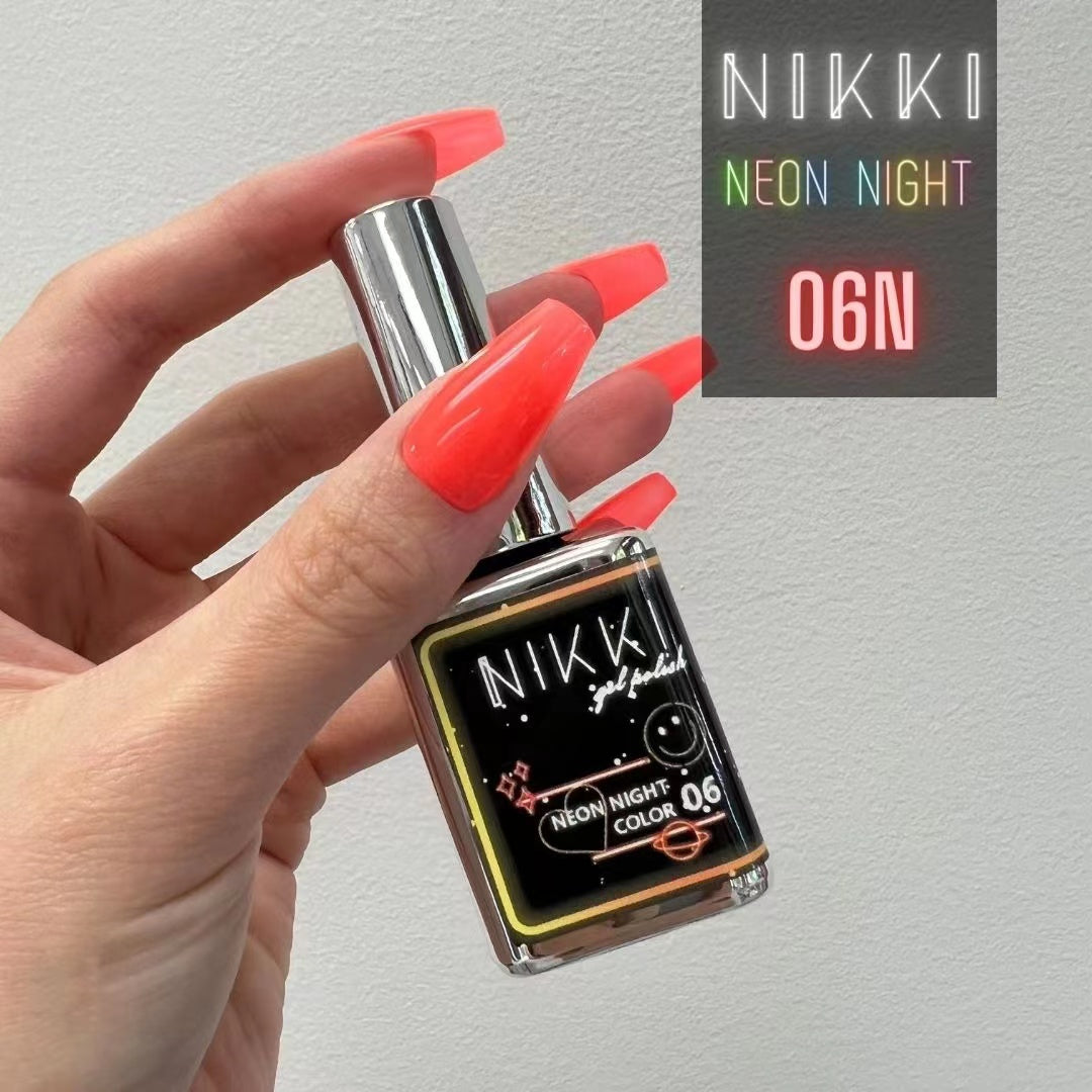 NIKKI Neon Night Series Gel Polish in Bottle 18ml
