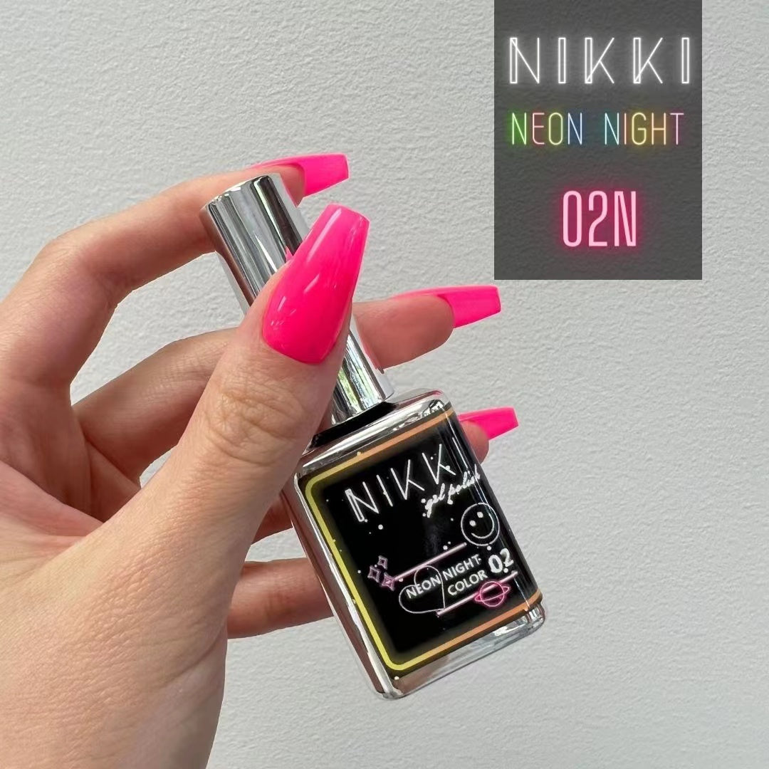 NIKKI Neon Night Series Gel Polish in Bottle 18ml