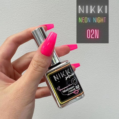NIKKI Neon Night Series Gel Polish in Bottle 18ml