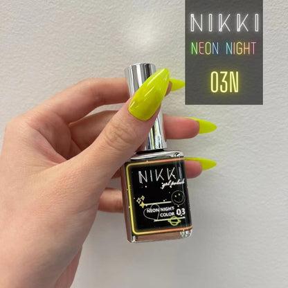NIKKI Neon Night Series Gel Polish in Bottle 18ml