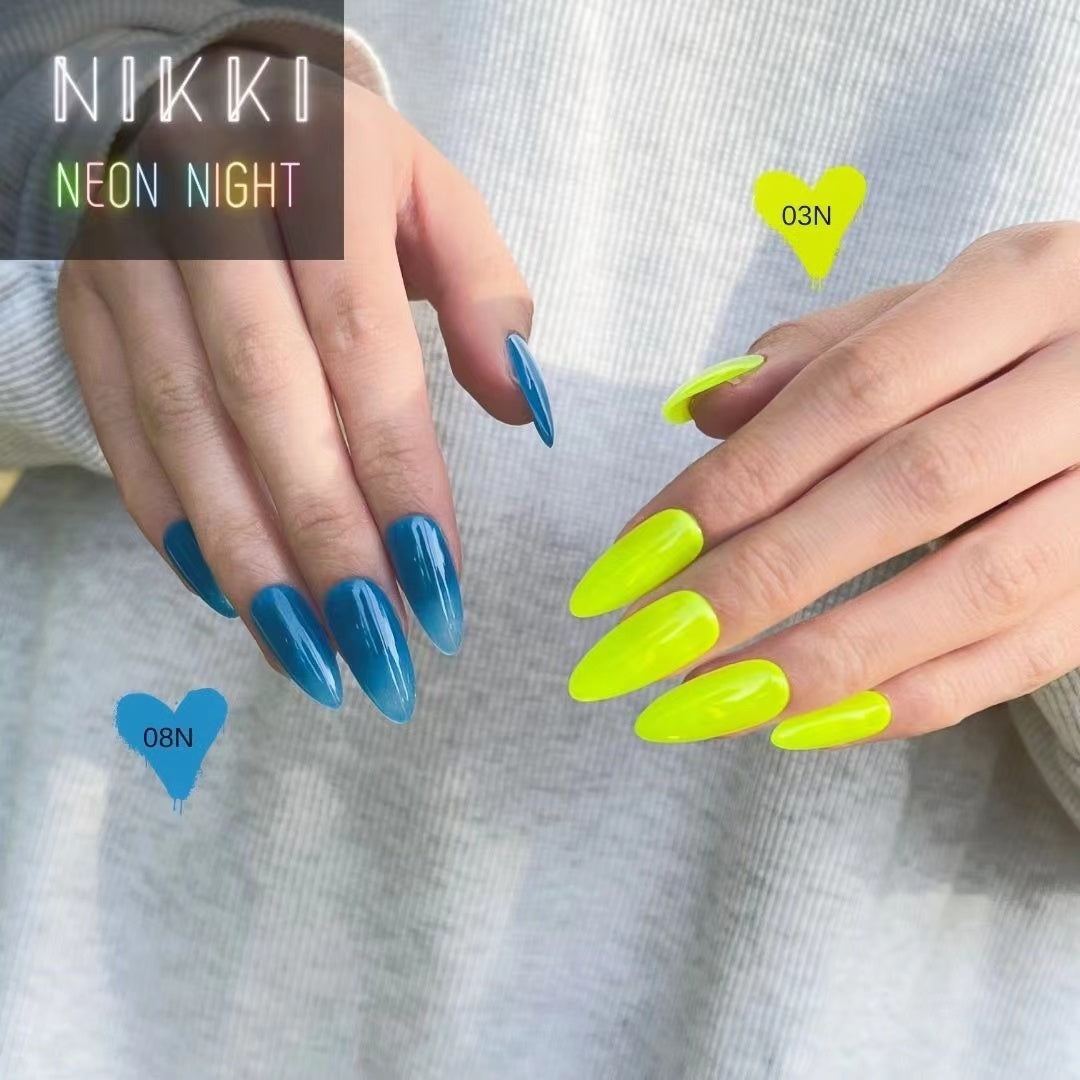 NIKKI Neon Night Series Gel Polish in Bottle 18ml