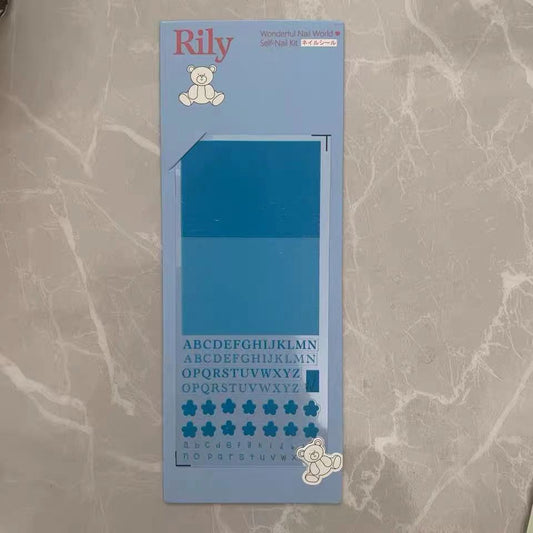 Rily Basic Liner And Alphabet Sticker