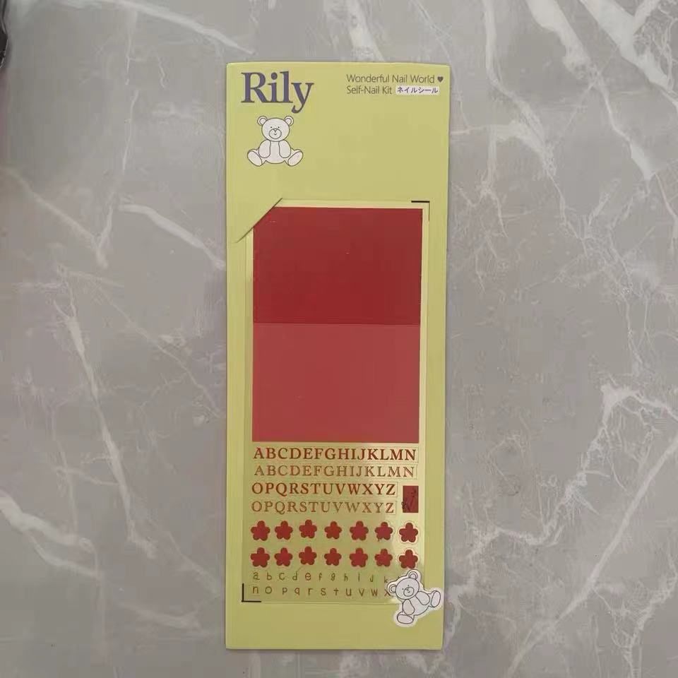 Rily Basic Liner And Alphabet Sticker