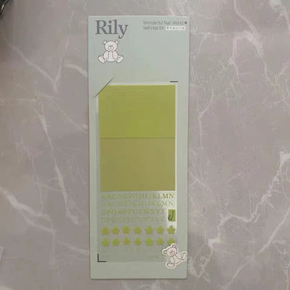 Rily Basic Liner And Alphabet Sticker