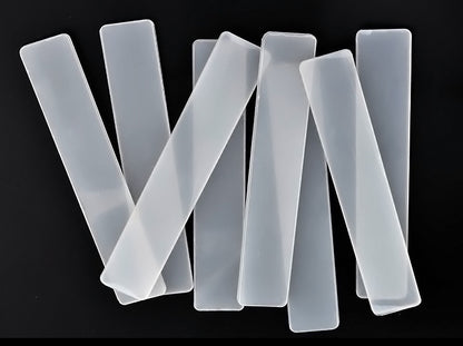 Clear Acrylic Nail Art Tips Display Line 10p