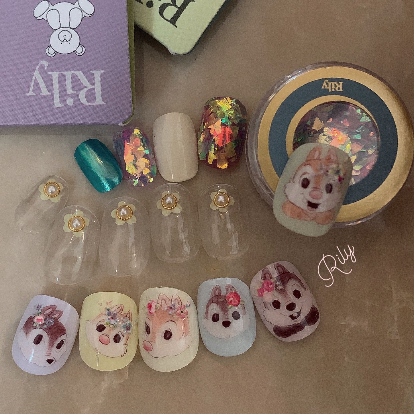 Rily Animal And Flower Sticker