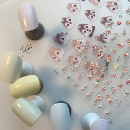 Rily Animal And Flower Sticker